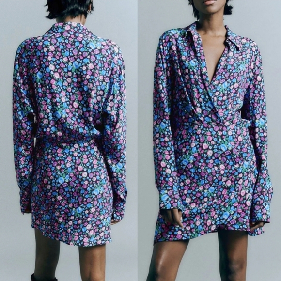 Zara~ Floral Dress - Picture 2 of 7